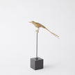 Global Views Brass Perched Swallow