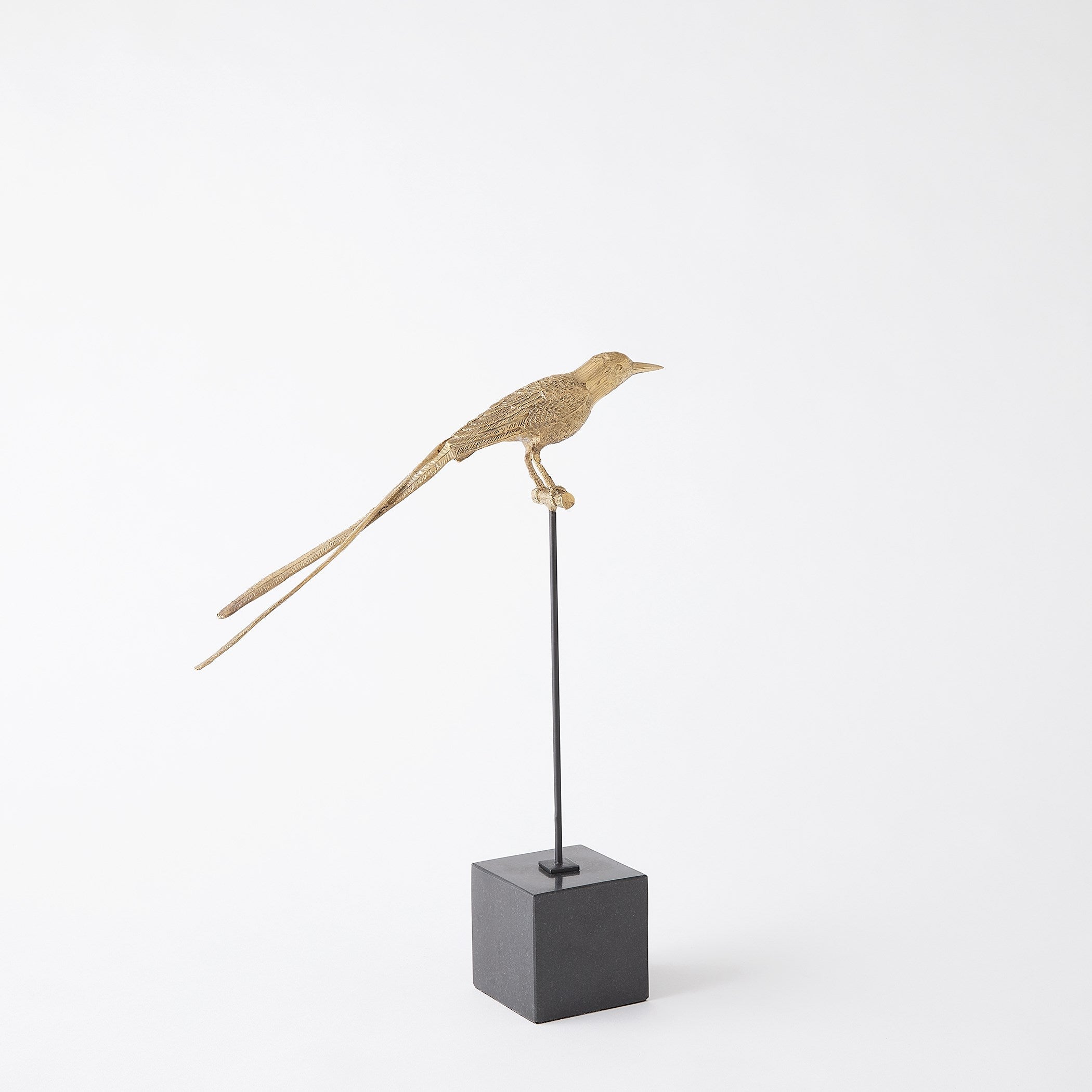 Global Views Brass Perched Swallow