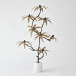 Global Views Black Bronze Brass Eyed Susan Sculpture