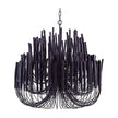 Arteriors Tilda Black Stained Wood Chandelier
