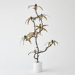 Global Views Black Bronze Brass Eyed Susan Sculpture