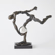 Global Views Bronze Tripped Up Sculpture