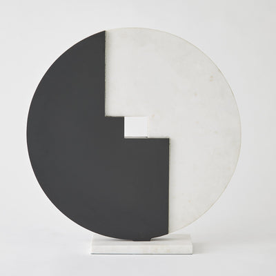 Global Views Stone Medallion Sculpture