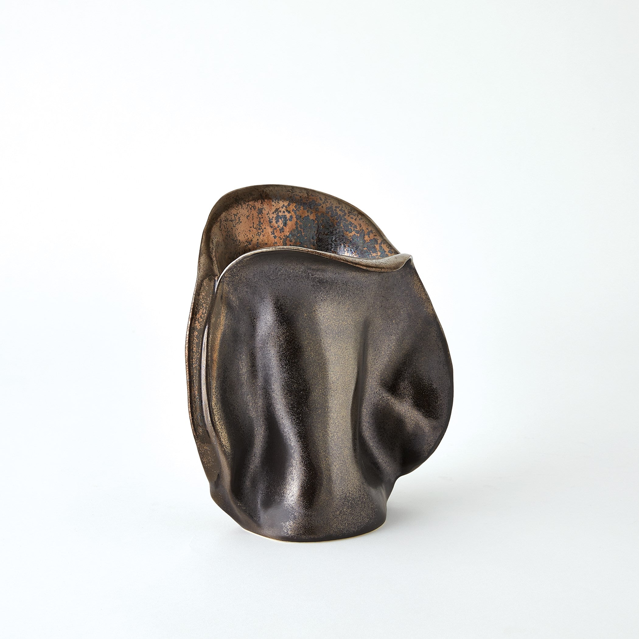 Global Views Reactive Bronze Bocca Vase