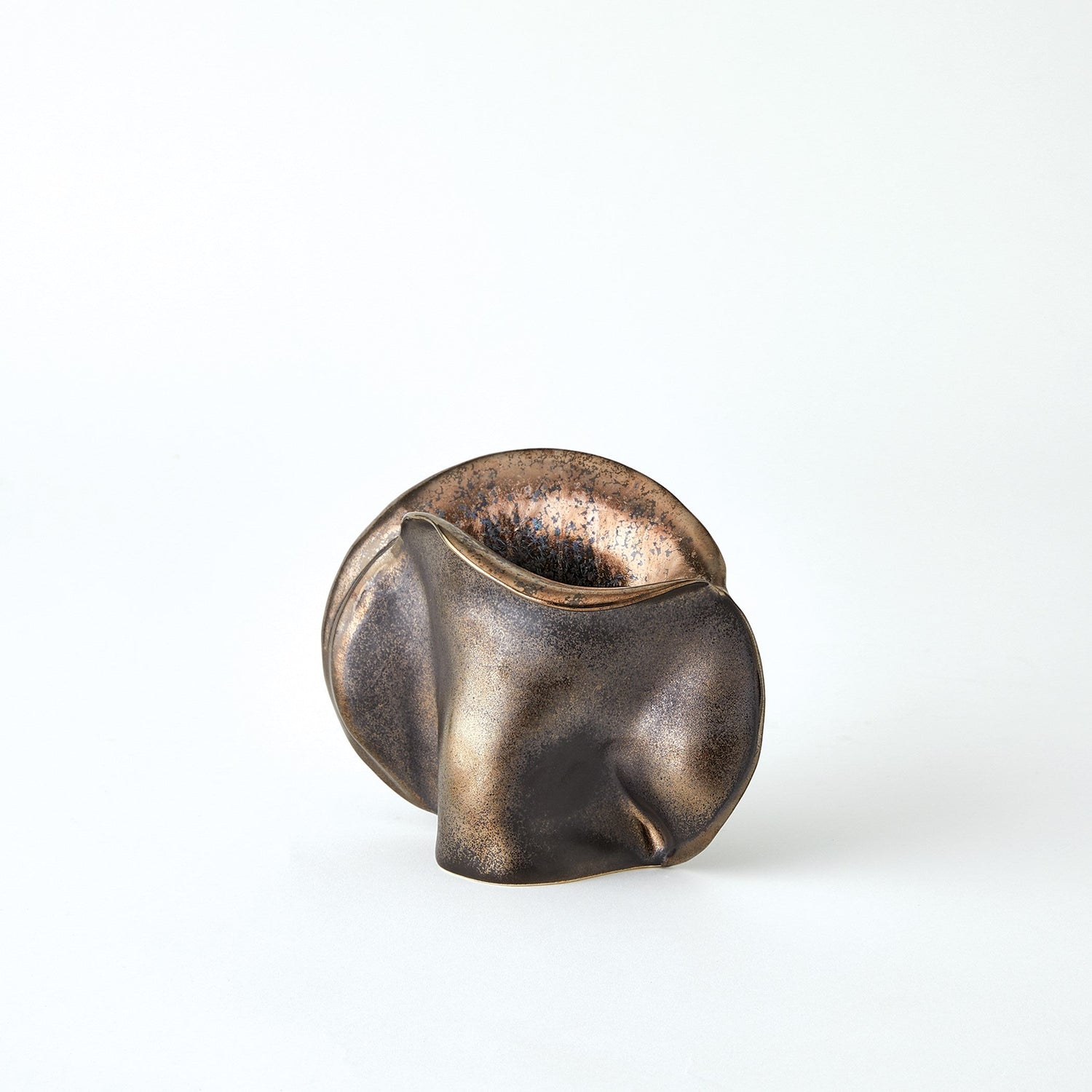 Global Views Reactive Bronze Bocca Vase