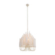 Arteriors Tilda Whitewash Stained Wood Chandelier