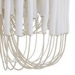 Arteriors Tilda Whitewash Stained Wood Chandelier