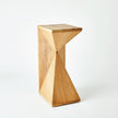 Global Views Asymmetrical Angle Side Table