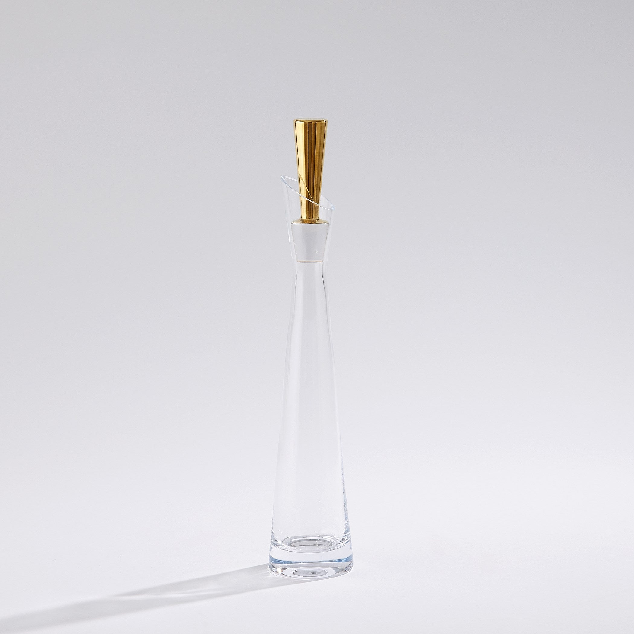 Global Views Gold Slant Decanter