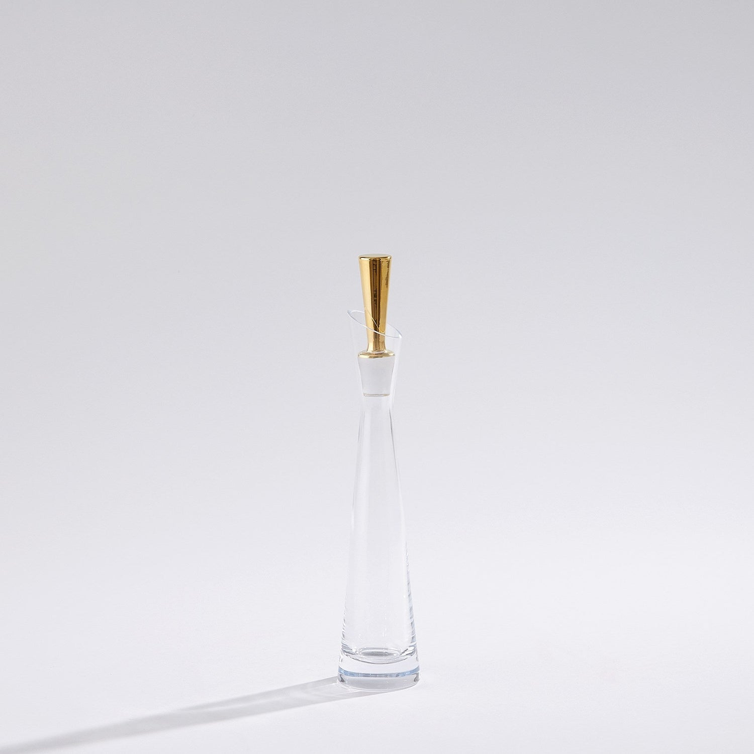 Global Views Gold Slant Decanter