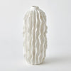 Global Views Matte White Sea Ribbons Vase