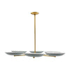 Arteriors Griffith Cadet Blue Chandelier