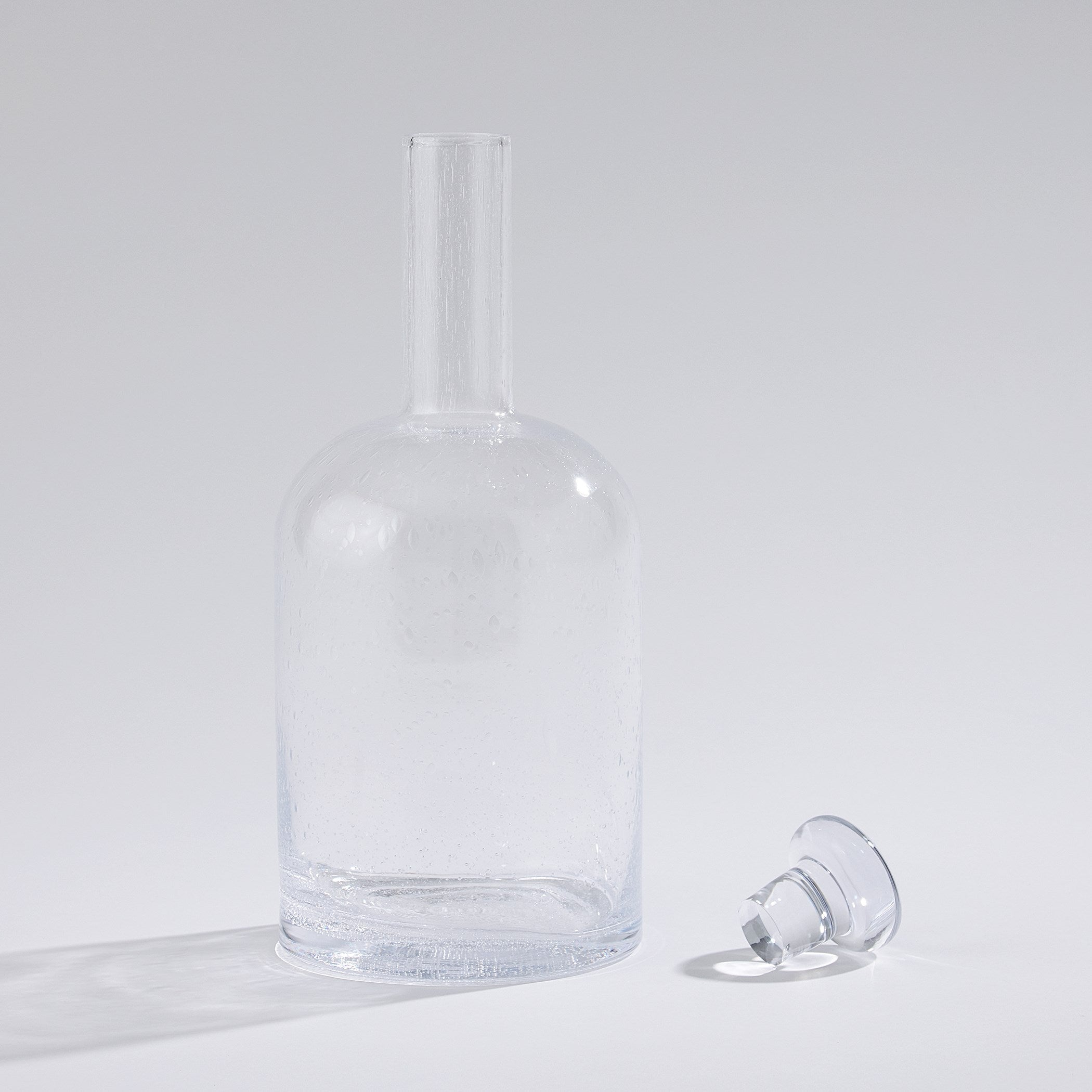 Global Views Necked Seeded Decanter