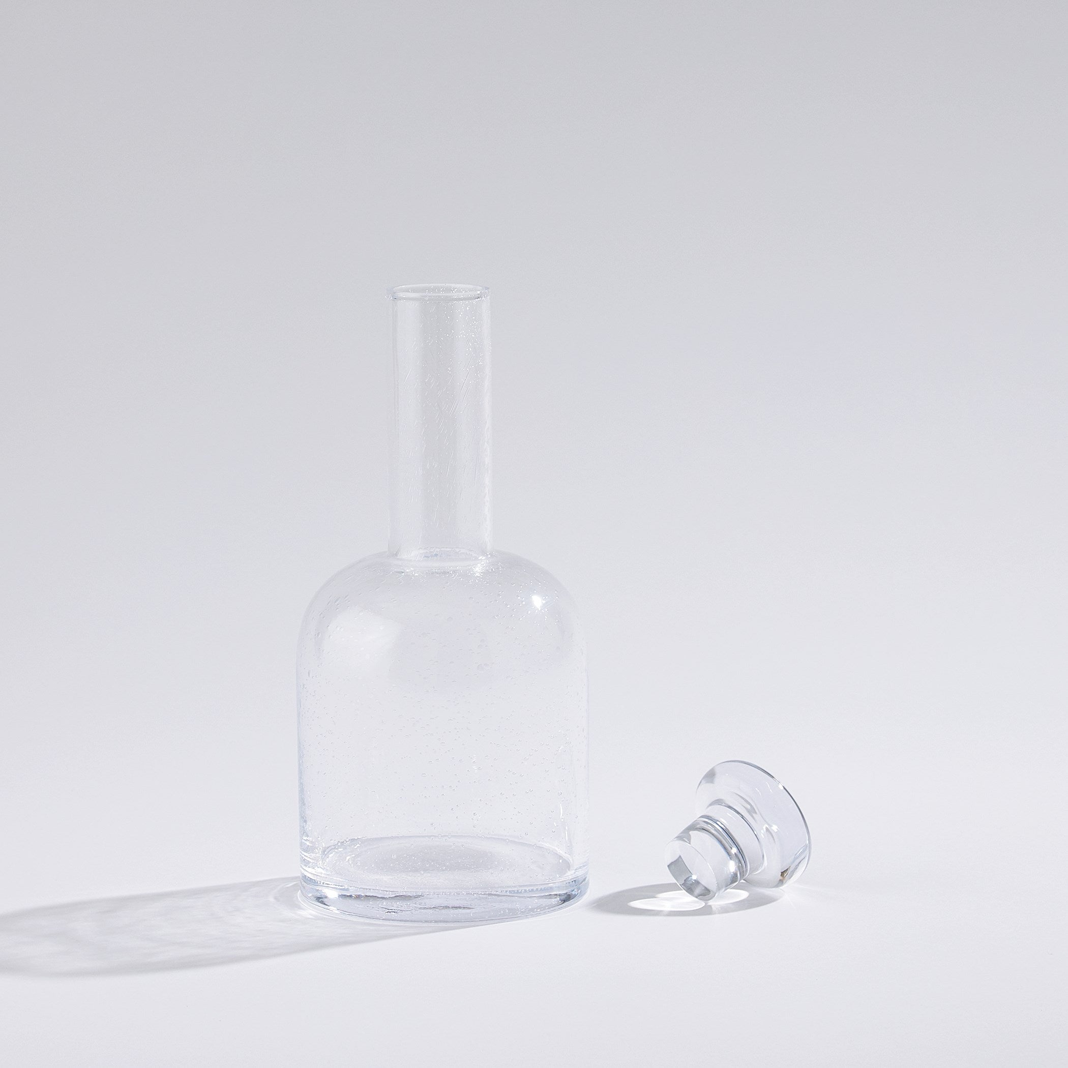 Global Views Necked Seeded Decanter