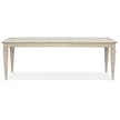 Magnussen Home Newport Alabaster Extendable Dining Table