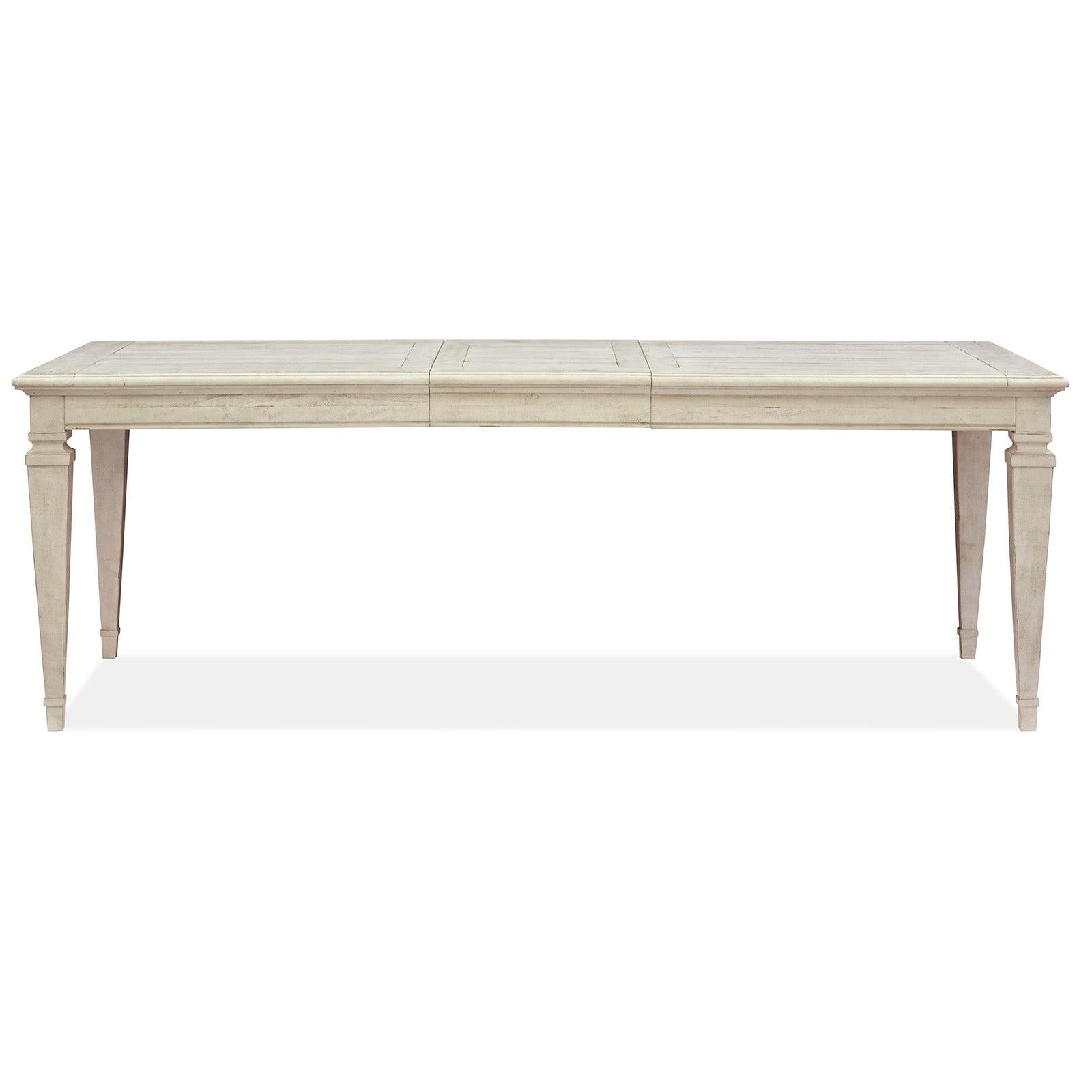 Magnussen Home Newport Alabaster Extendable Dining Table