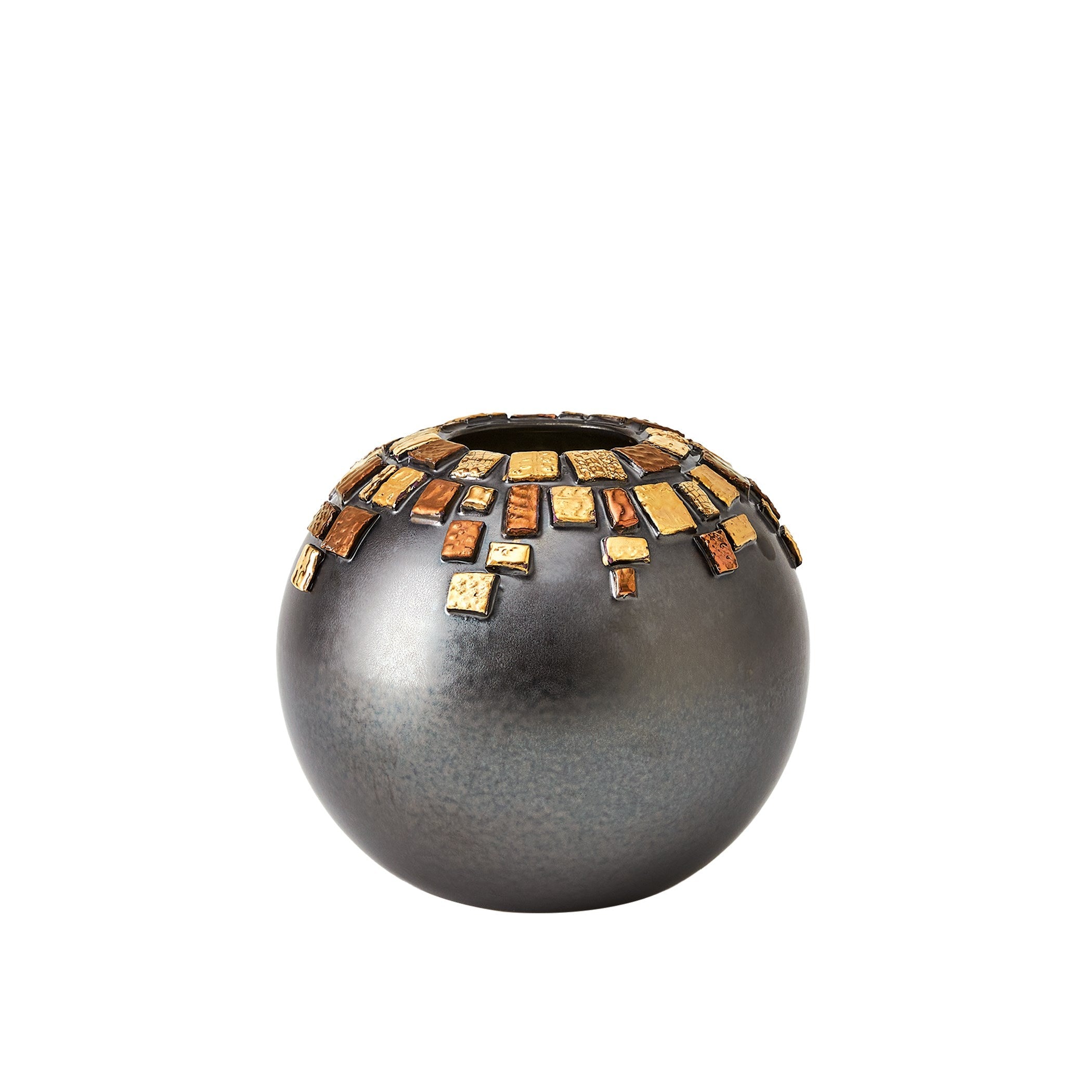 Global Views Reactive Black Array Vase