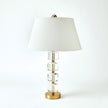 Global Views Stacked Faceted Crystal Lamp