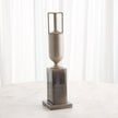 Global Views Reactive Silver Pedestal Vase