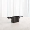 Global Views Black Flying Column Vase and Bowl