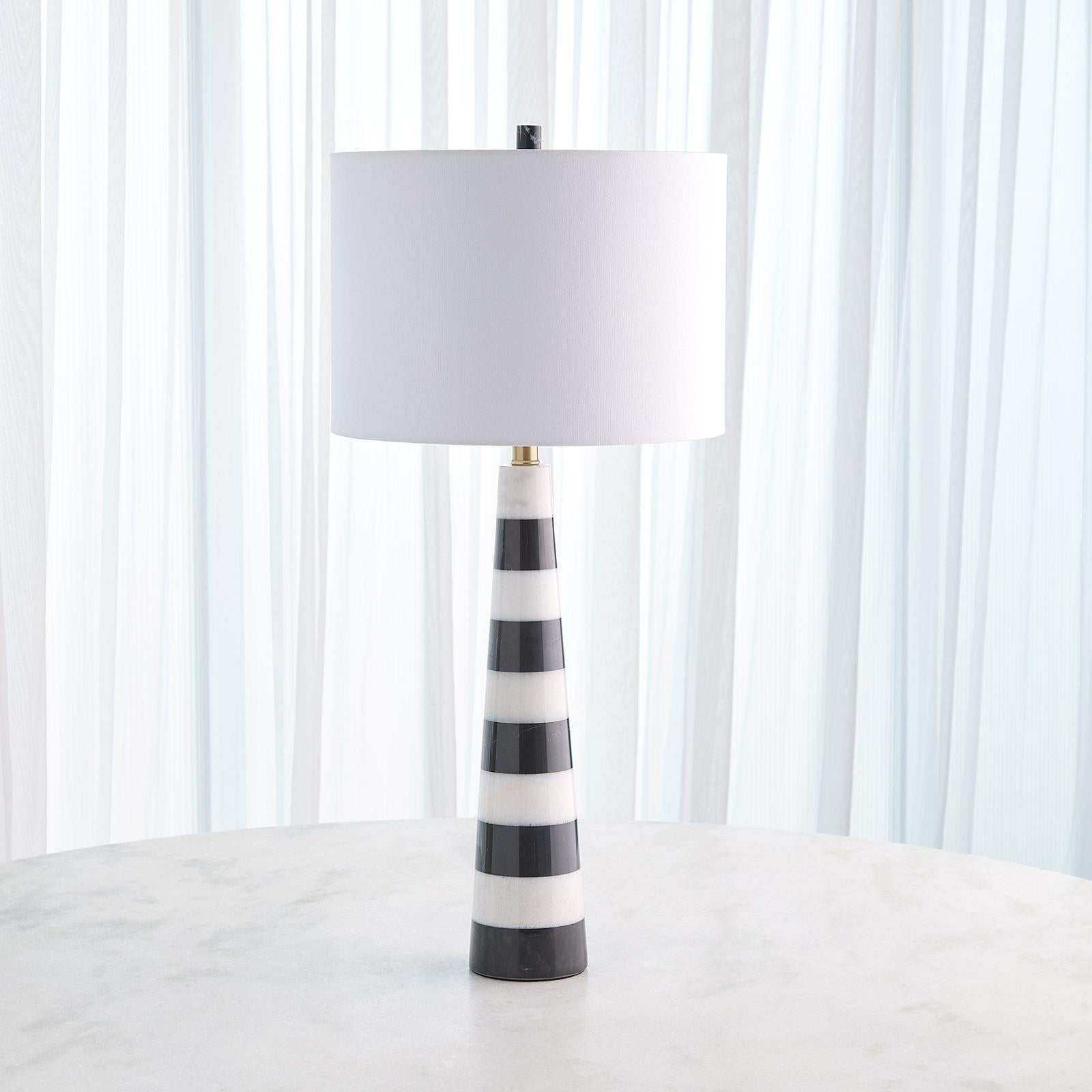 Global Views Pinnacle Marble Lamp