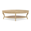 Century Furniture Stocked Oval Cocktail Table