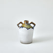 Global Views Volcan Grey Reactive Green Handled Jars