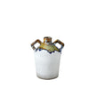 Global Views Volcan Grey Reactive Green Handled Jars