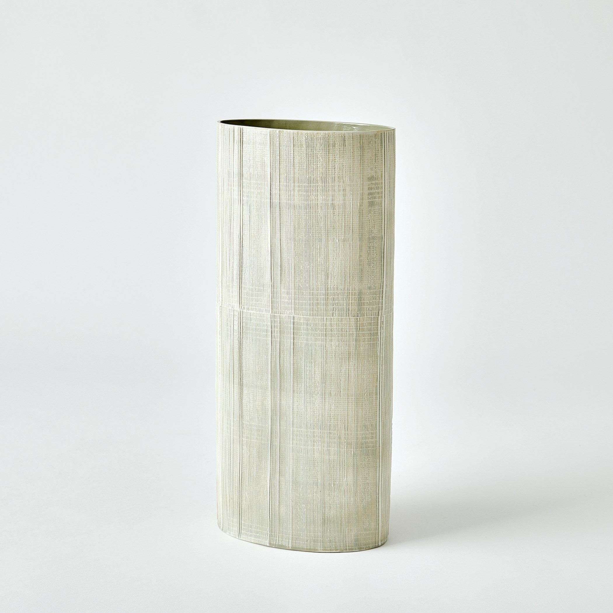 Global Views Celery Cross Hatch Vase