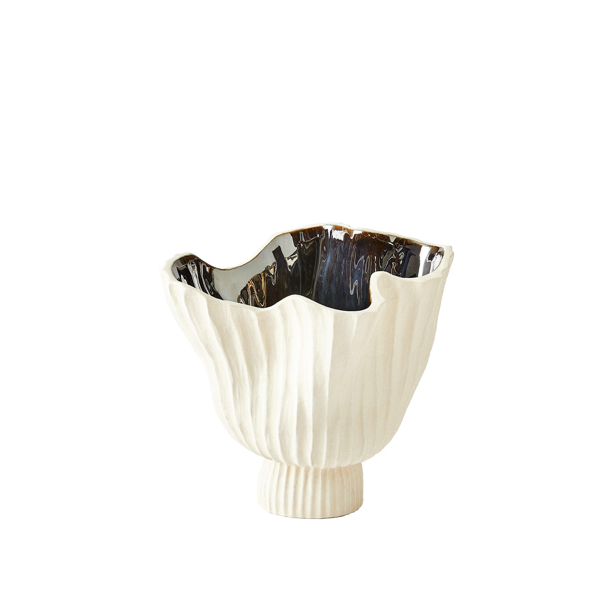 Global Views Folha Footed Vase