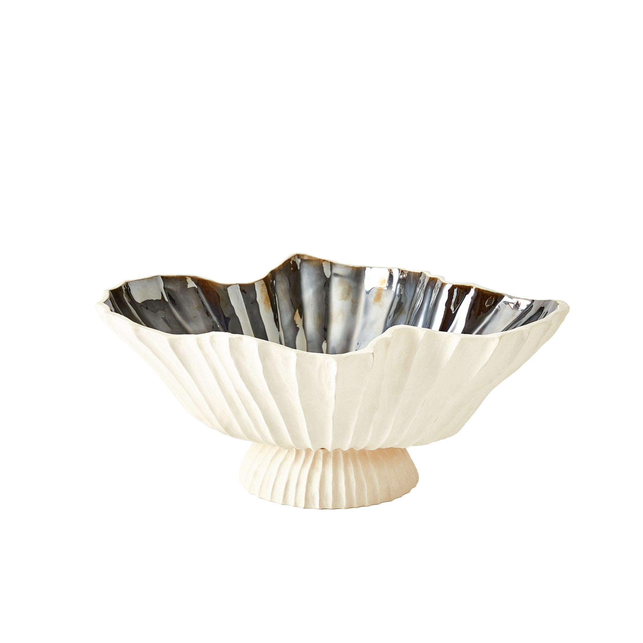 Global Views Folha Footed Bowl