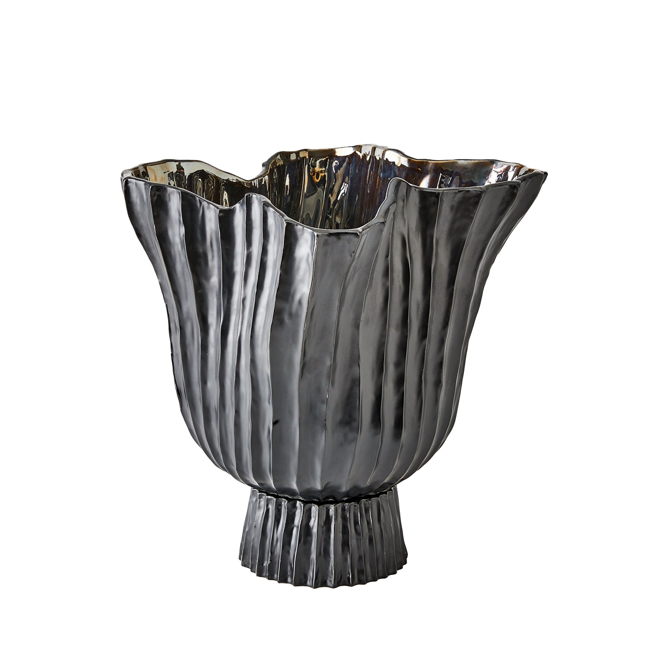 Global Views Folha Footed Vase