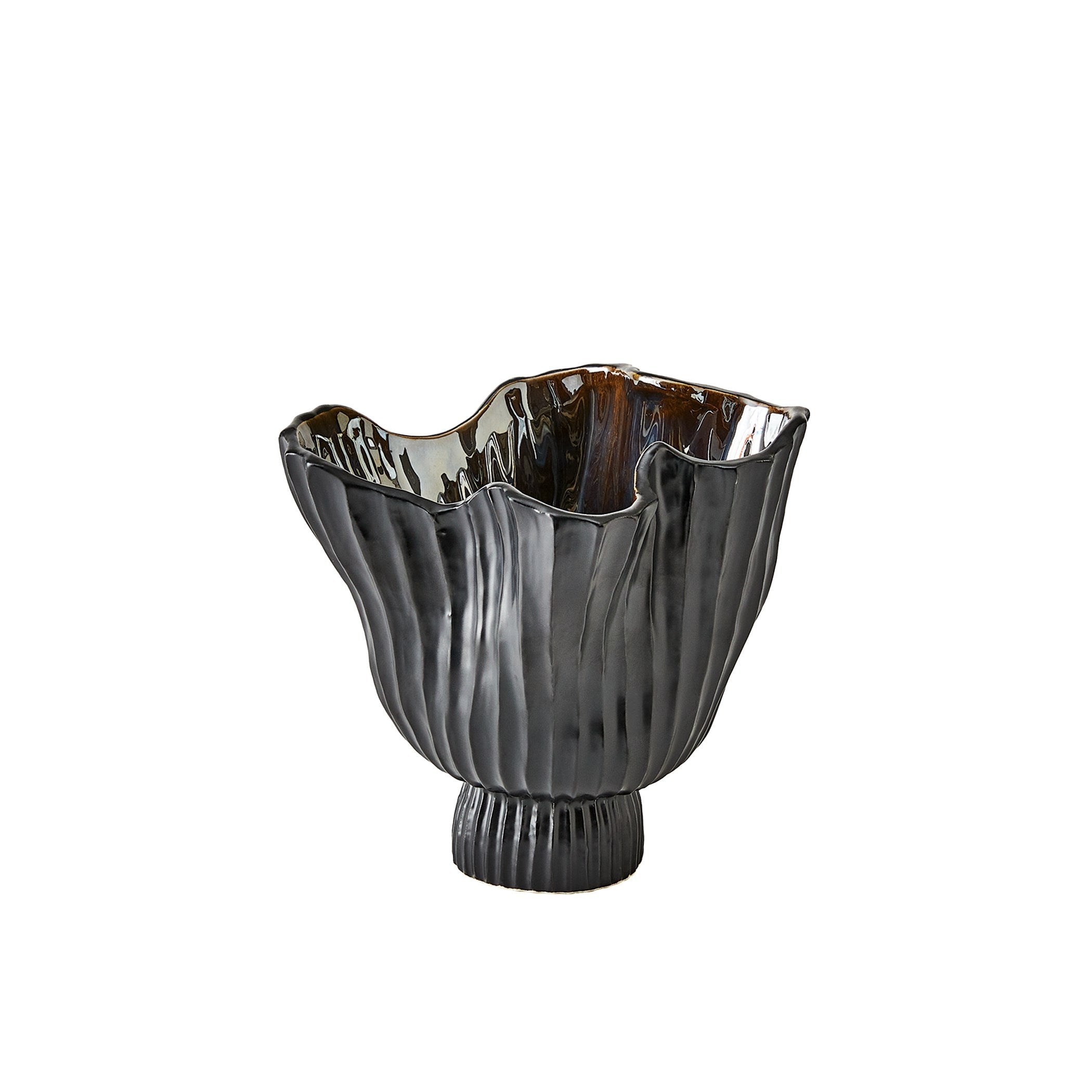 Global Views Folha Footed Vase