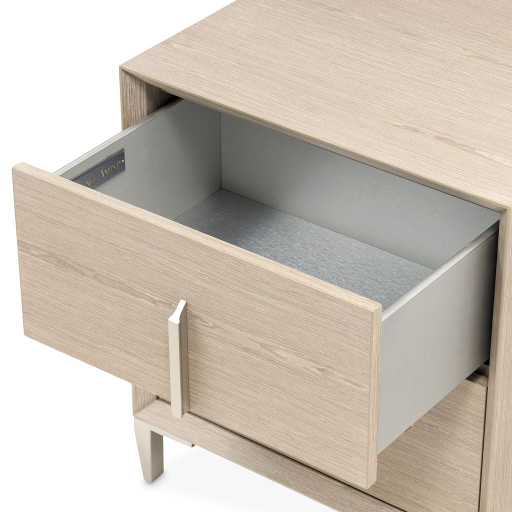 Michael Amini Lotus Bay Small Nightstand - Sand