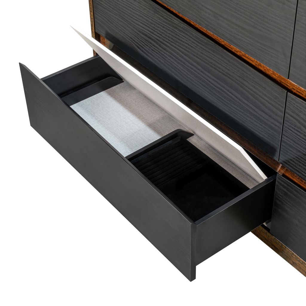 Michael Amini Kayner Dresser - Charcoal