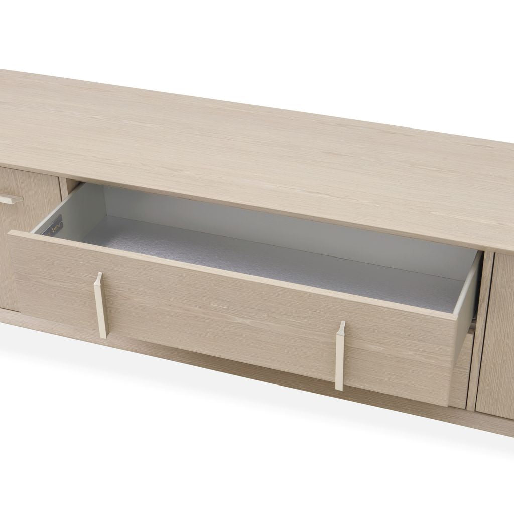 Michael Amini Lotus Bay TV Console - Sand