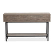 Magnussen Home Fenwick Whitetail Brown And Smoke Glass Rectangular Sofa Table