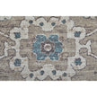 Feizy Dartmouth 39QLF Transitional Floral & Botanical Rug in Gray/Blue/Taupe