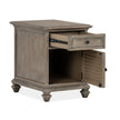 Magnussen Home Lancaster Dovetail Grey End Table