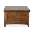 Magnussen Home Bay Creek Toasted Nutmeg Cocktail Table With Casters