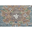 Feizy Dartmouth 39QNF Transitional Floral & Botanical Rug in Blue/Ivory/Brown