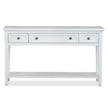 Magnussen Home Heron Cove Chalk White Rectangular Sofa Table
