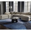 Feizy Kawai 8983F Modern Abstract Rug in Blue/Black/Gray