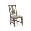 Magnussen Home Paxton Place Dovetail Grey Side Chair Set of 2