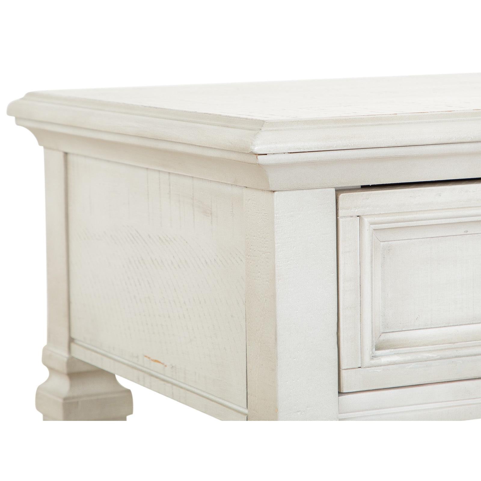 Magnussen Home Newport Alabaster Rectangular Sofa Table