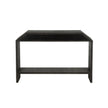 Chelsea House Bend Black 2 Drawer Console Table