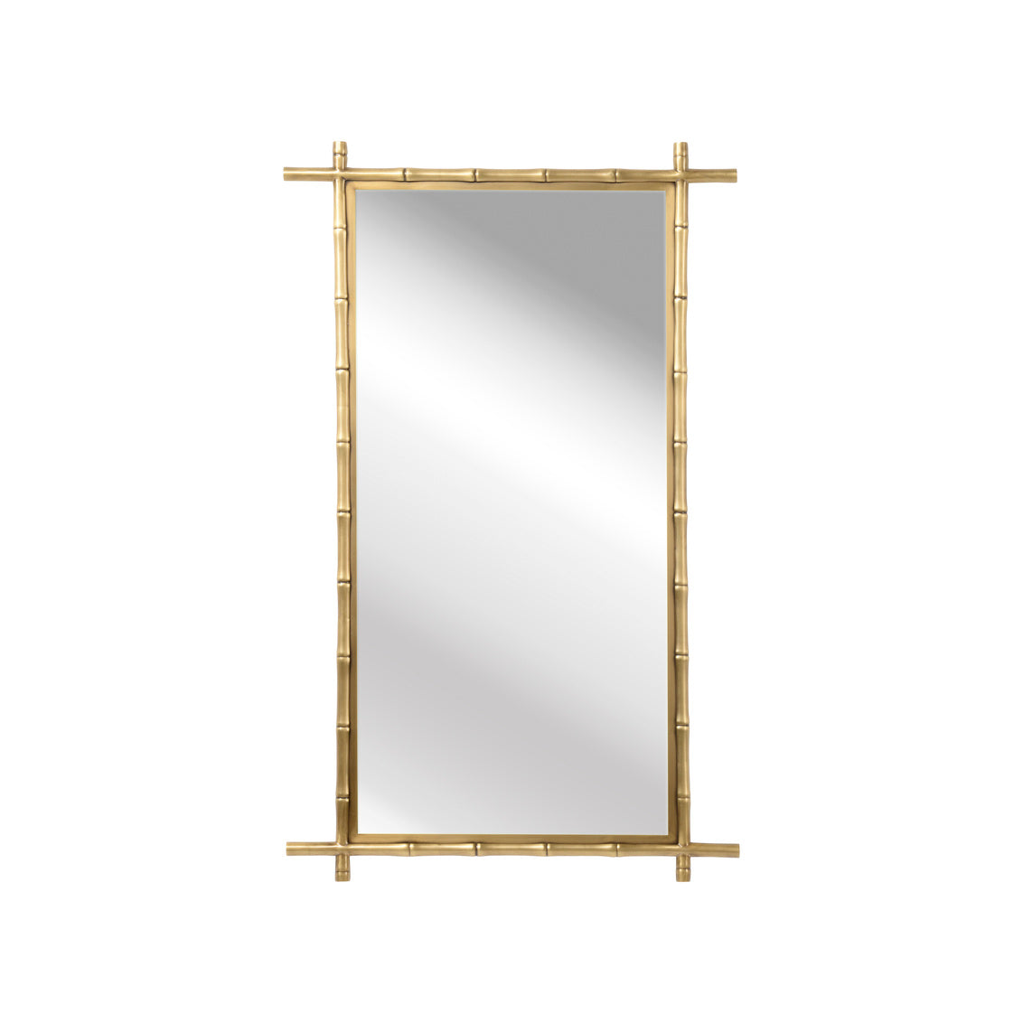 Wildwood Bamboo Brass Mirror