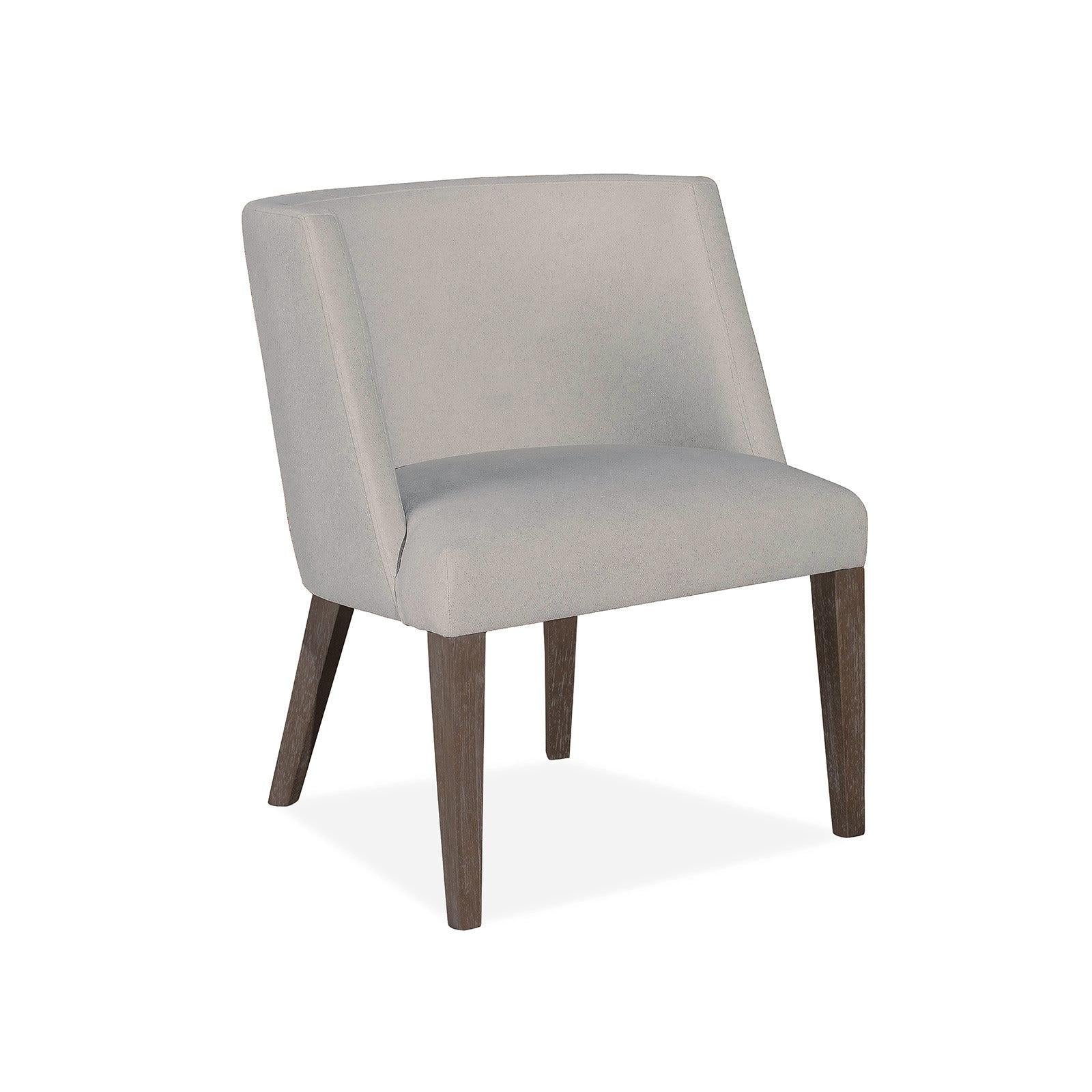 Magnussen Home Kavanaugh Weathered Kona Brown Upholstered Host Chair Set of 2