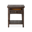 Magnussen Home Westley Falls Graphite Rectangular End Table