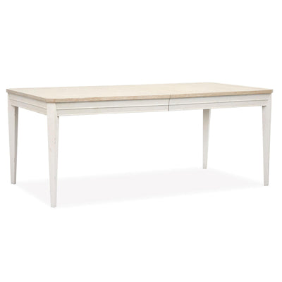 Salt Life Home Echo Isles Sea Pearl and Driftwood Extendable Rectangular Dining Table Sale
